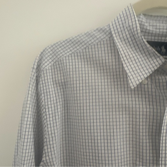 Polo Ralph Lauren Classic Fit Buttondown Blue Check XL 16.5 Neck - Picture 4 of 8